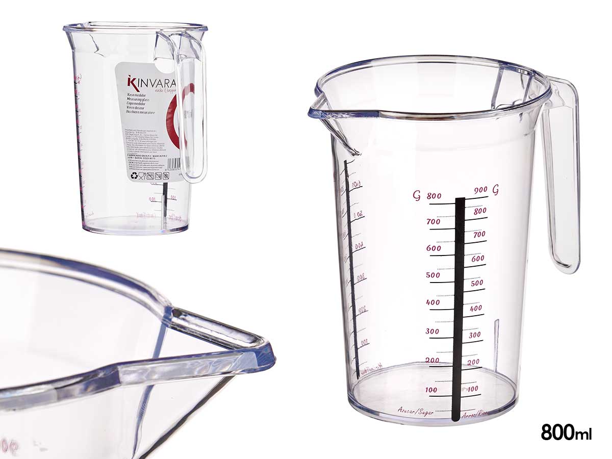 Jarra medidora transparente 800ml