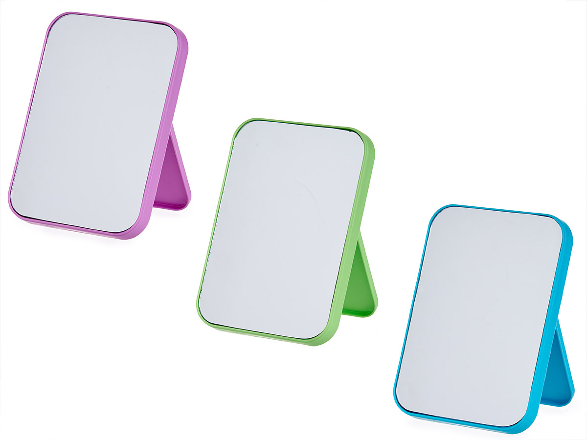 Espejo plastico grande surt 3 colores - Imagen 2