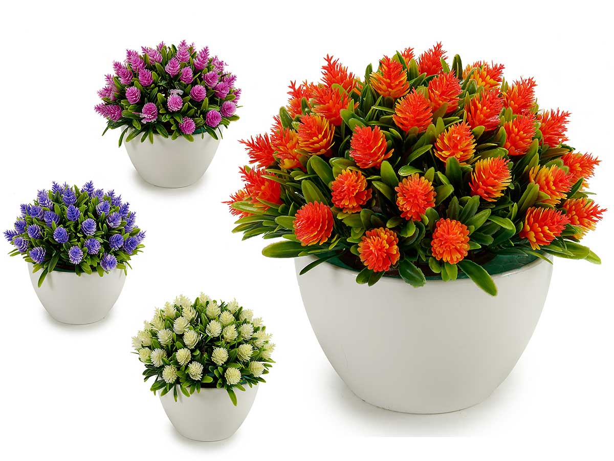 Planta flores puntas surt 4 col