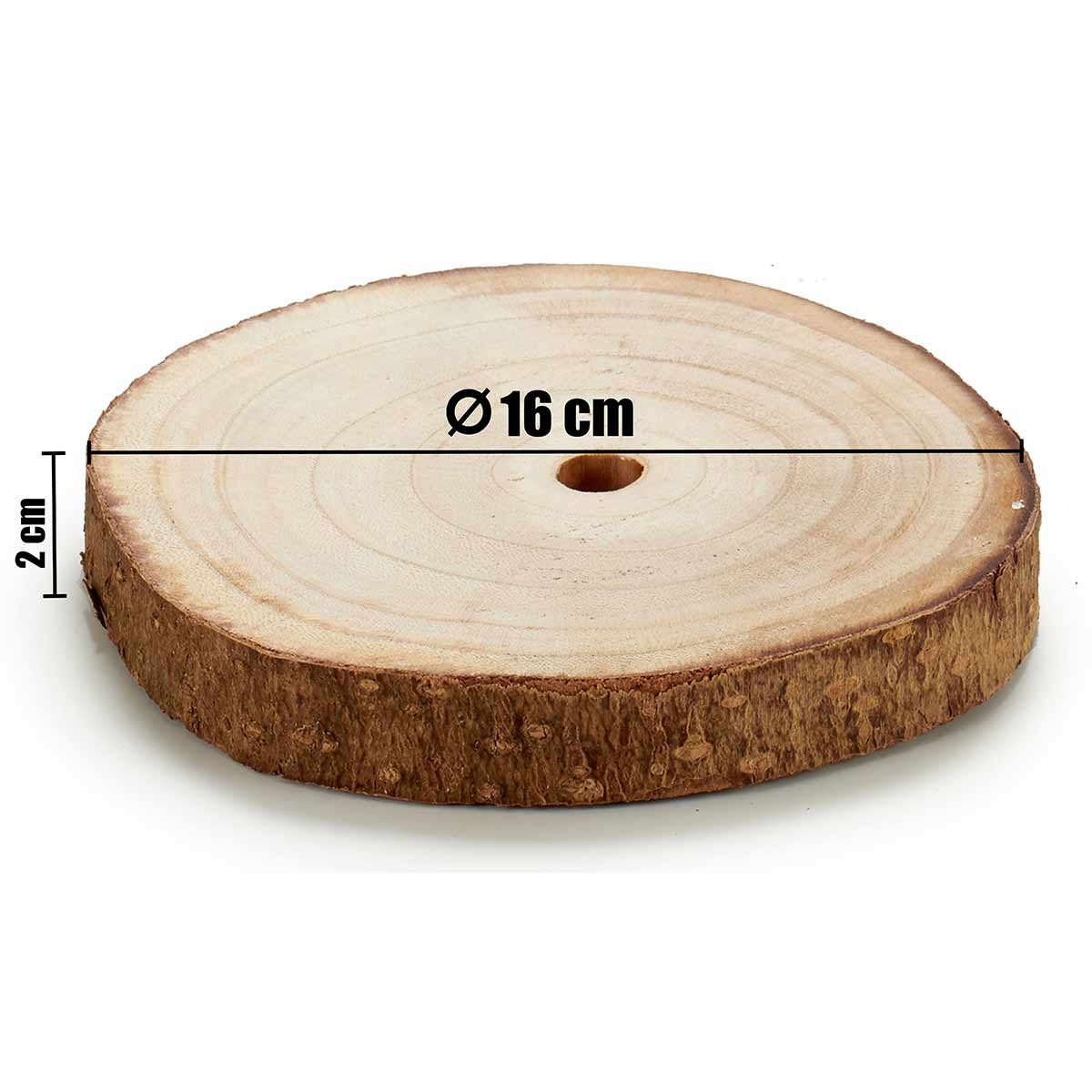 Figura tronco decorativo diam 16cm - Imagen 3