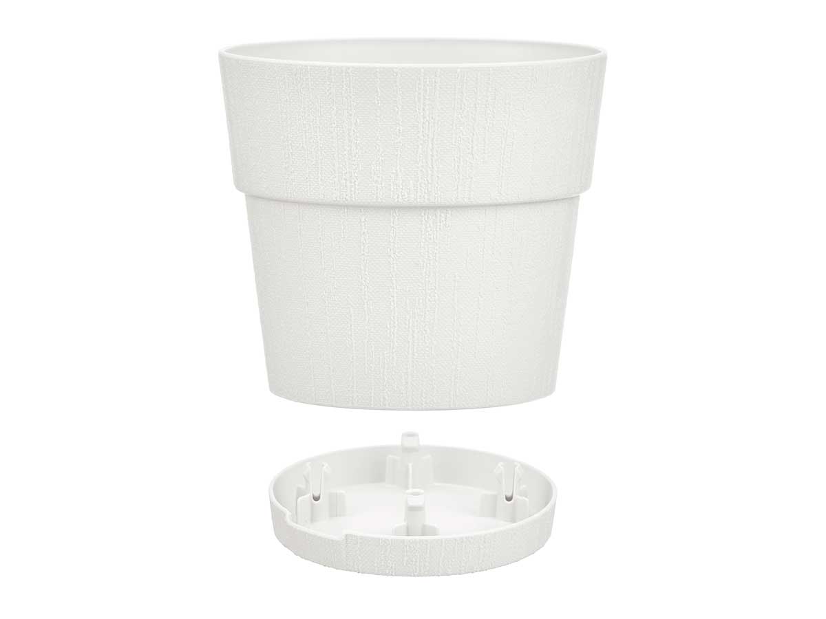 Maceta plastico 15 cm ethica blanca - Imagen 2