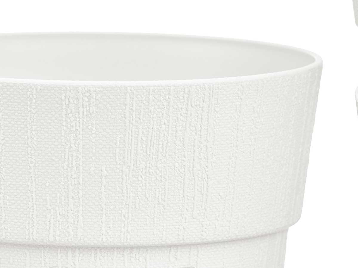 Maceta plastico 15 cm ethica blanca - Imagen 4
