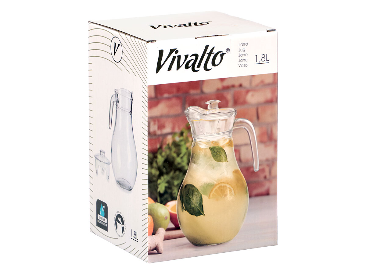 Jarra cristal tapa transparente 1,8lts - Imagen 3