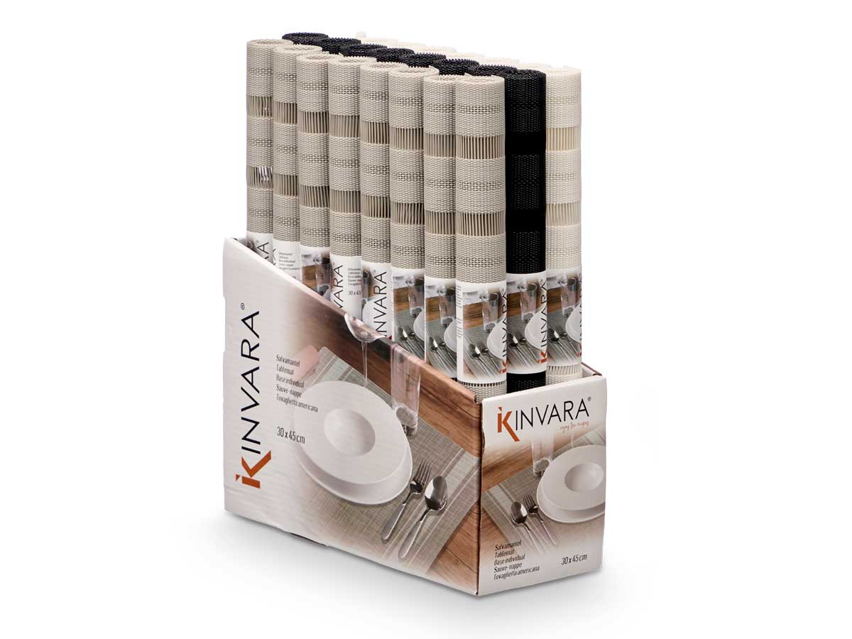 Salvamantel 30x45cm calado surt 3 neutros - Imagen 3