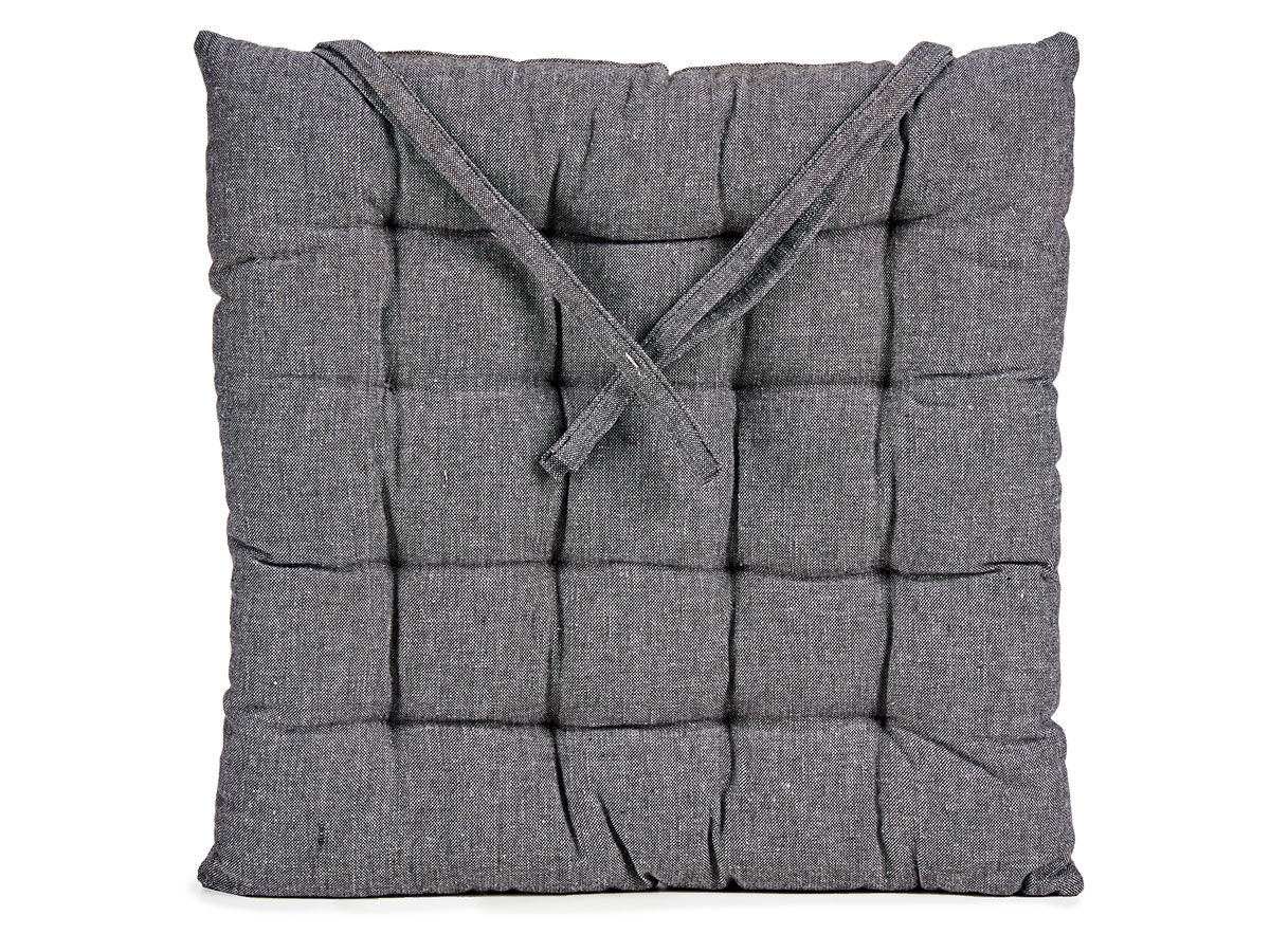 Cojin silla liso gris oscuro - Imagen 2