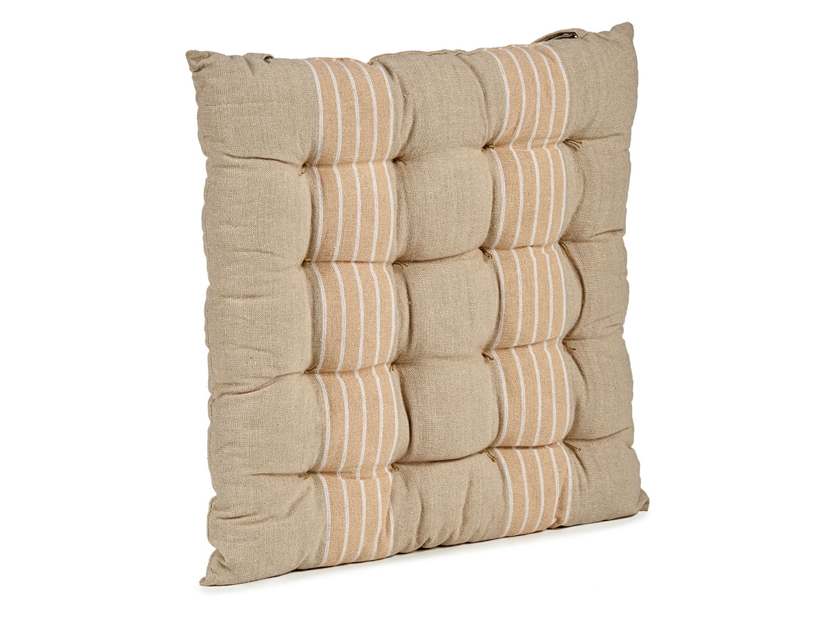 Cojin silla rayas crema - Imagen 4