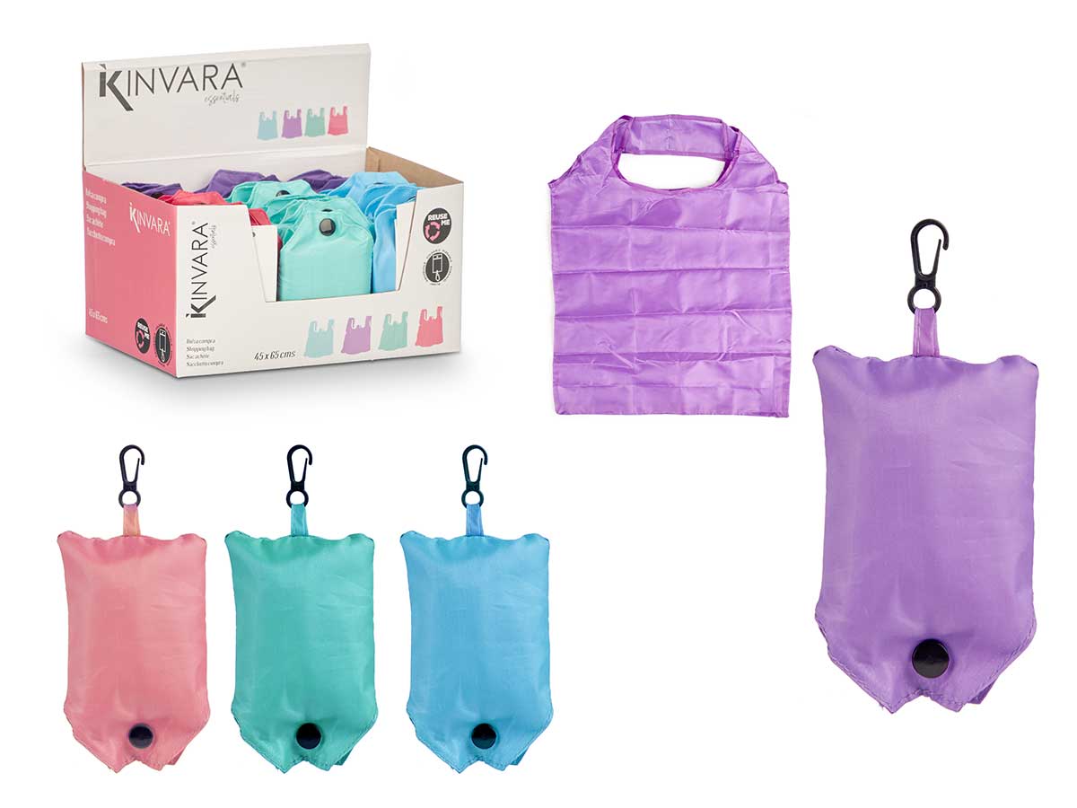 Bolsa plegable surt 4 colores vivos