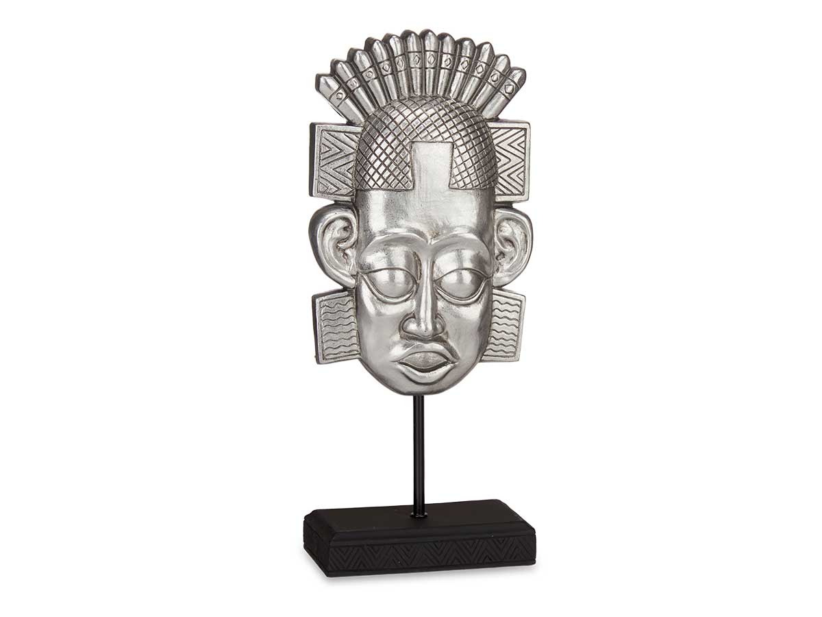 Cabeza indio con base plata - Imagen 2