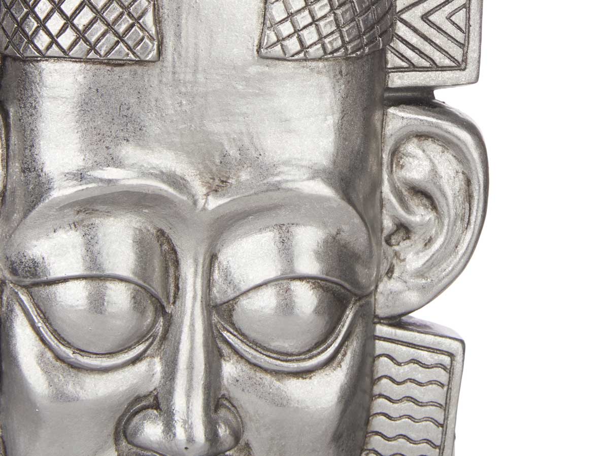 Cabeza indio con base plata - Imagen 4