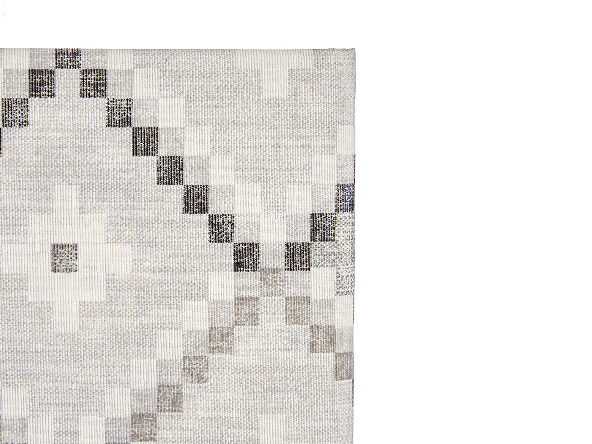 Mantel loneta antimanchas 140x180cm rombos gris - Imagen 4