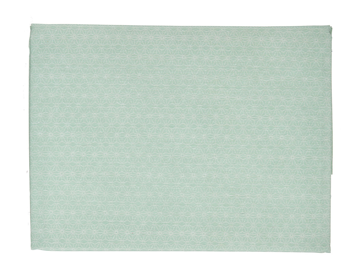 Mantel loneta antimanchas 140x180cm estrella menta - Imagen 2