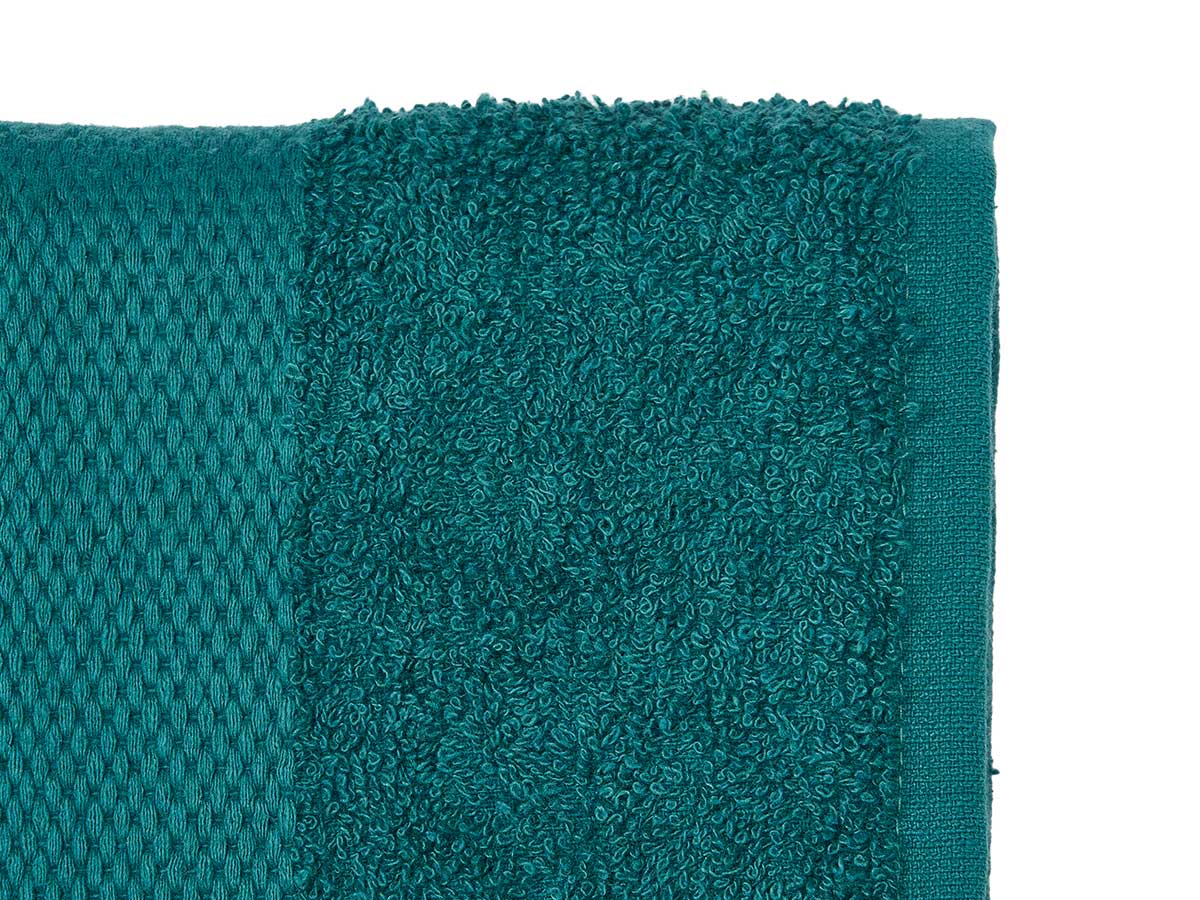Toalla lisa 90x150 color azul petroleo - Imagen 4