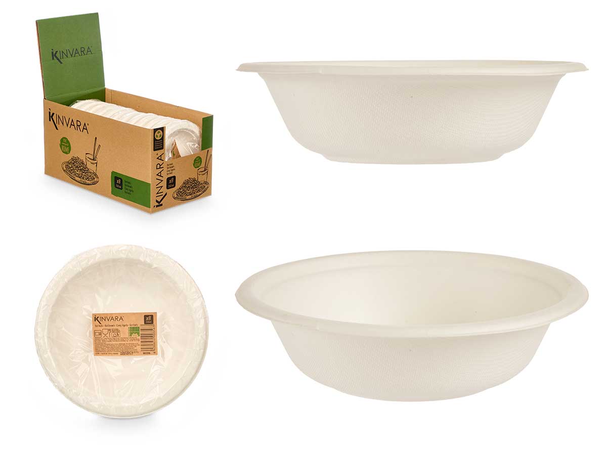 Set 8 bol caña azucar 350ml