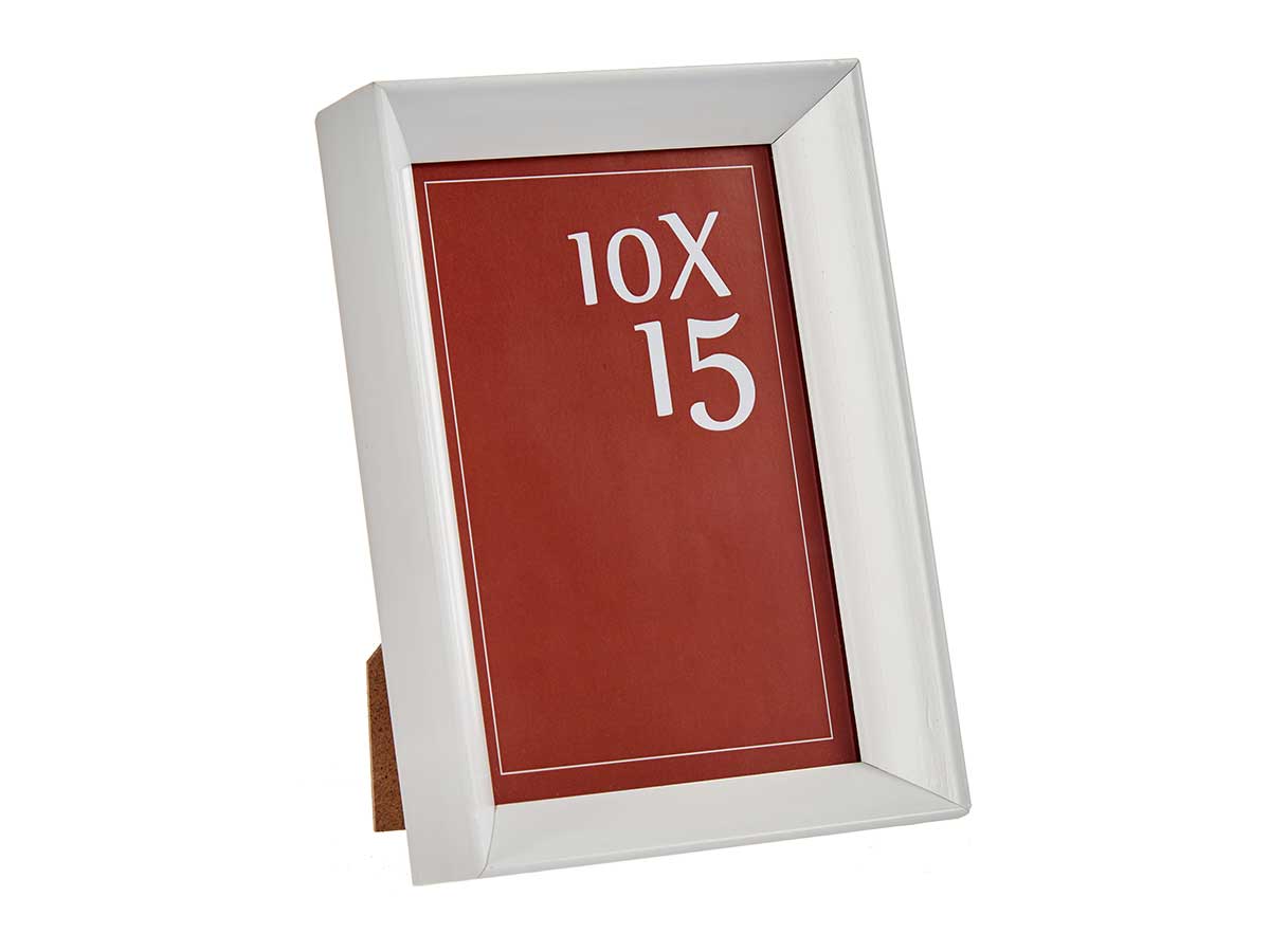 Portafoto plastico moldura blanco 10x15cm - Imagen 2