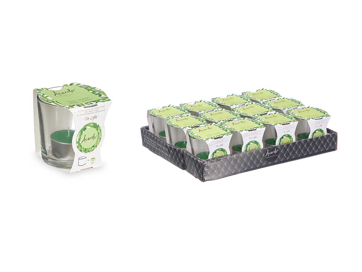 Portavela tealight bambu 6 horas - Imagen 3
