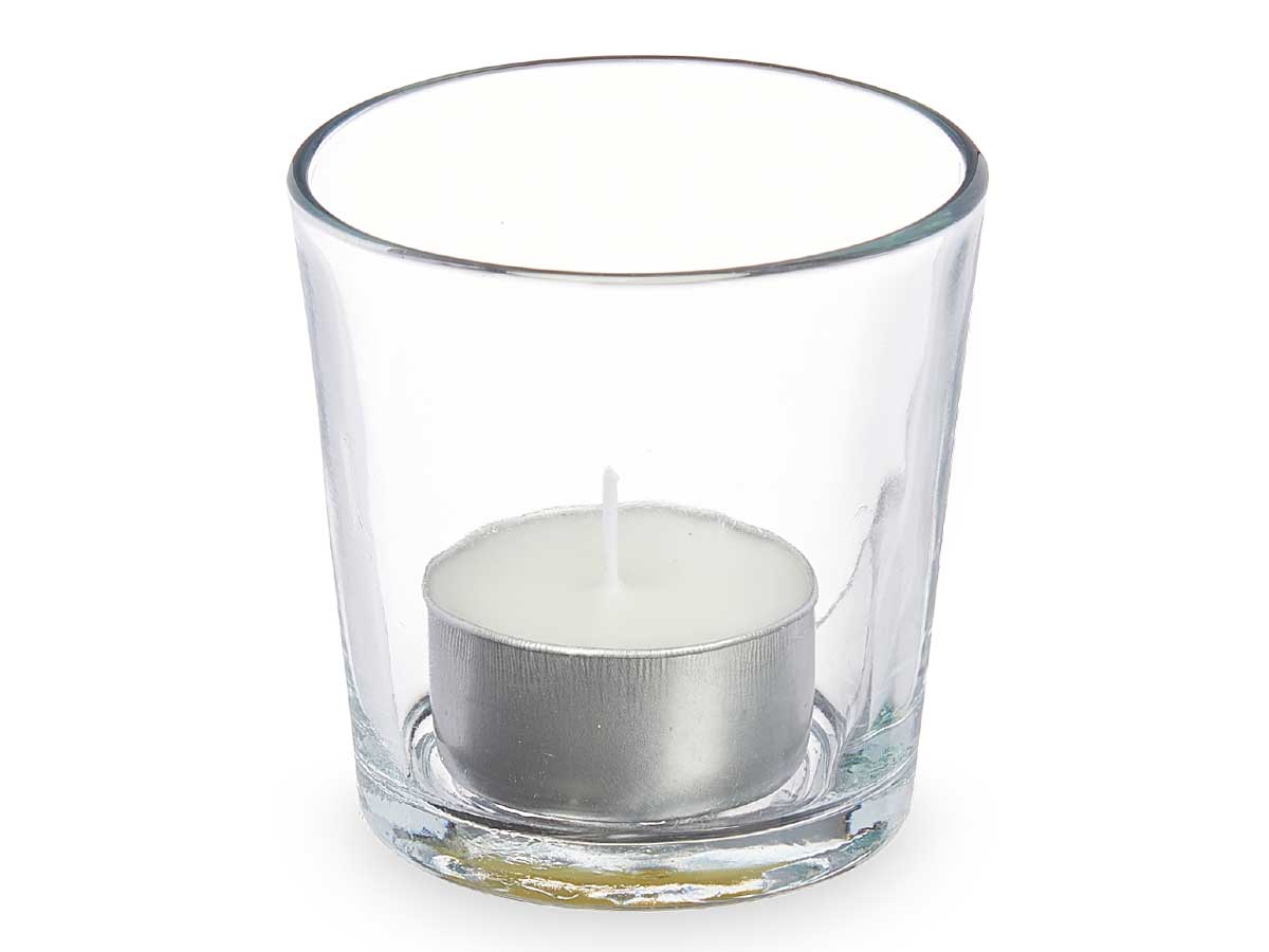 Portavela tealight algodon 6 horas - Imagen 2