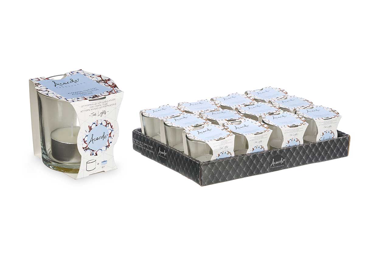 Portavela tealight algodon 6 horas - Imagen 3