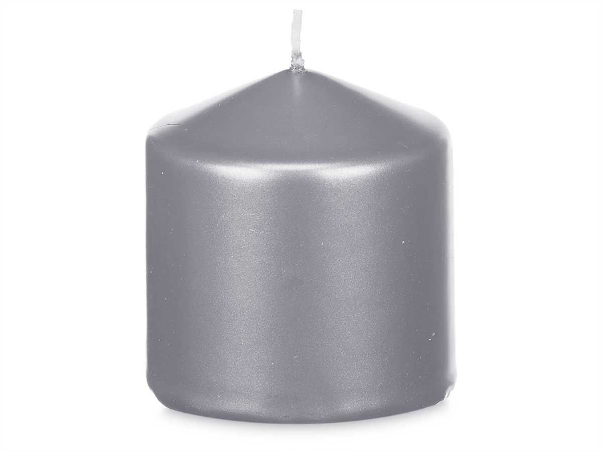 Vela taco plata 8cm - Imagen 2