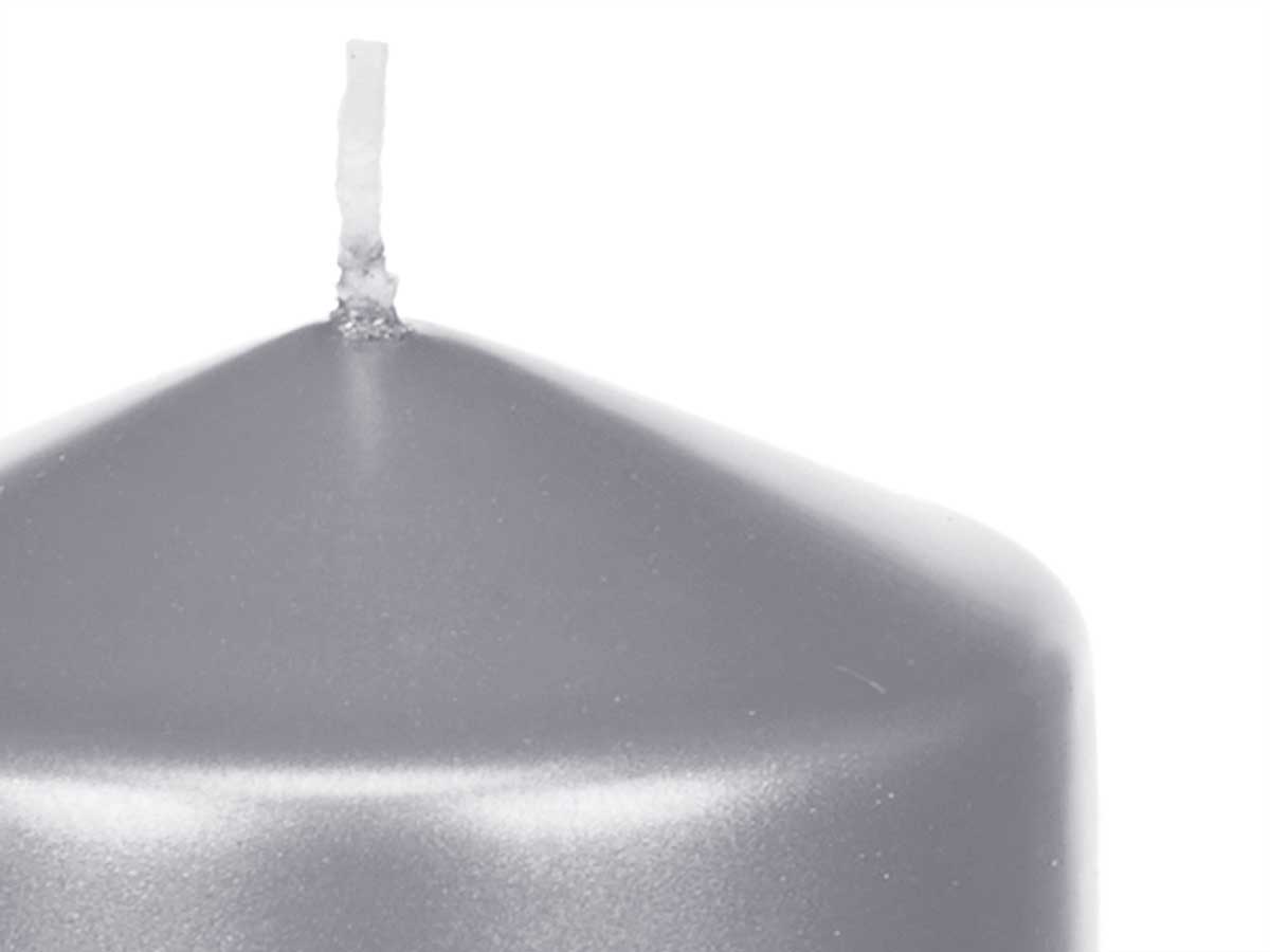 Vela taco plata 8cm - Imagen 4