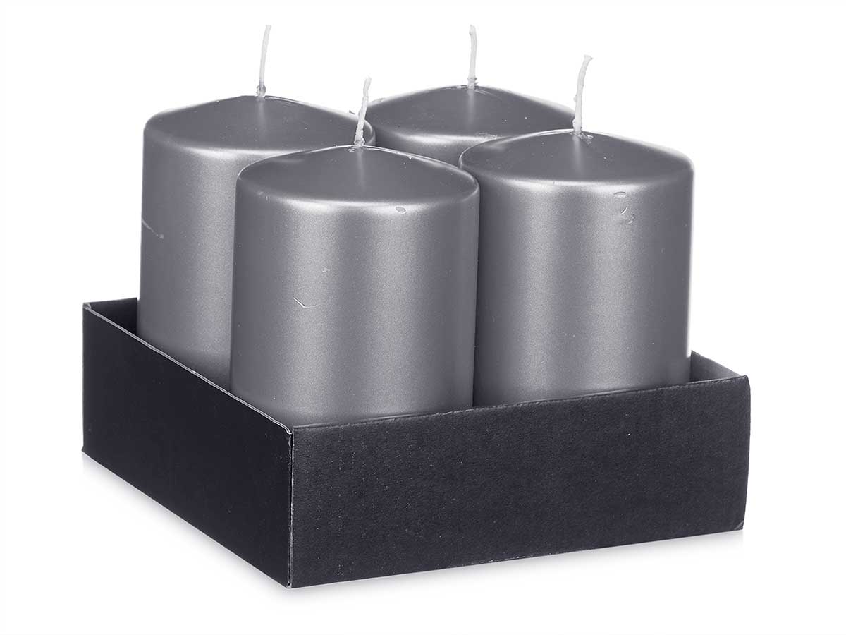 Vela taco plata ancha 15cm - Imagen 3