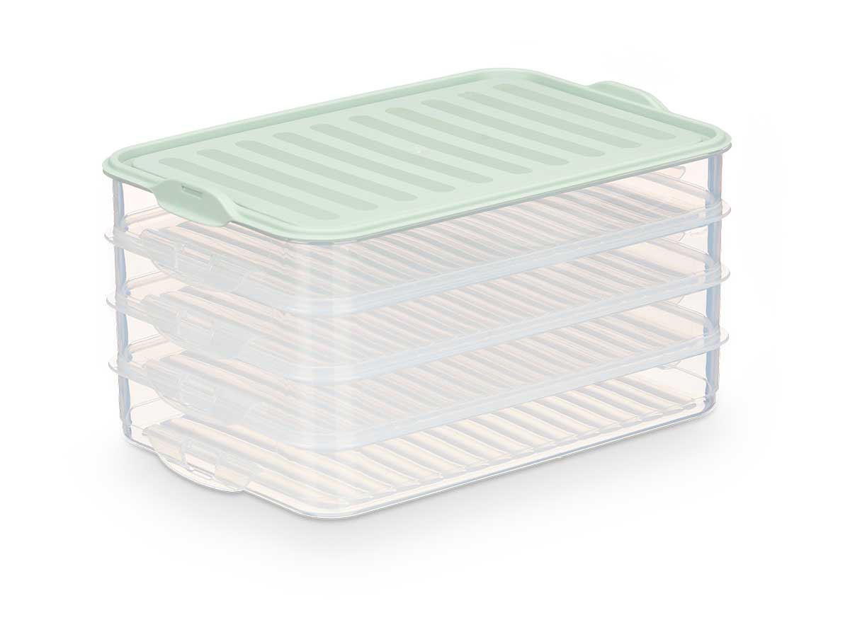 Tupper tapa 4 niveles surt 3 col 750ml - Imagen 4