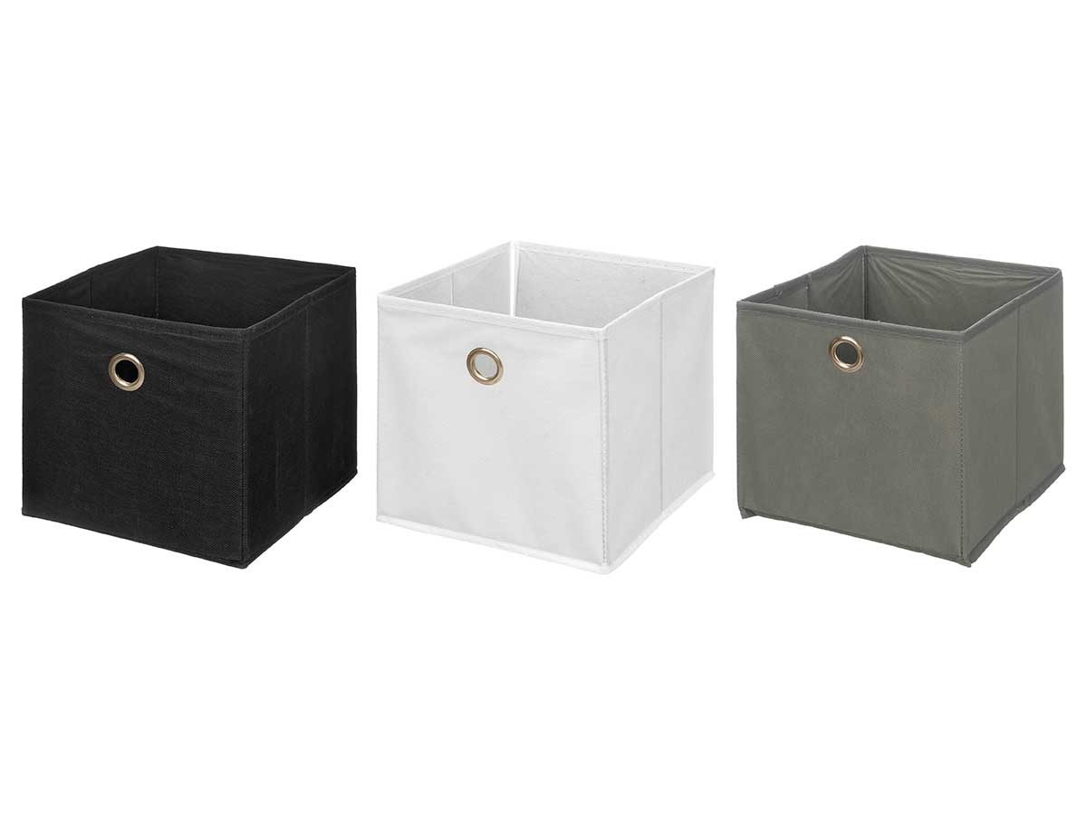 Caja plegable organizadora 20x20x20cm surt 3 neutr - Imagen 2