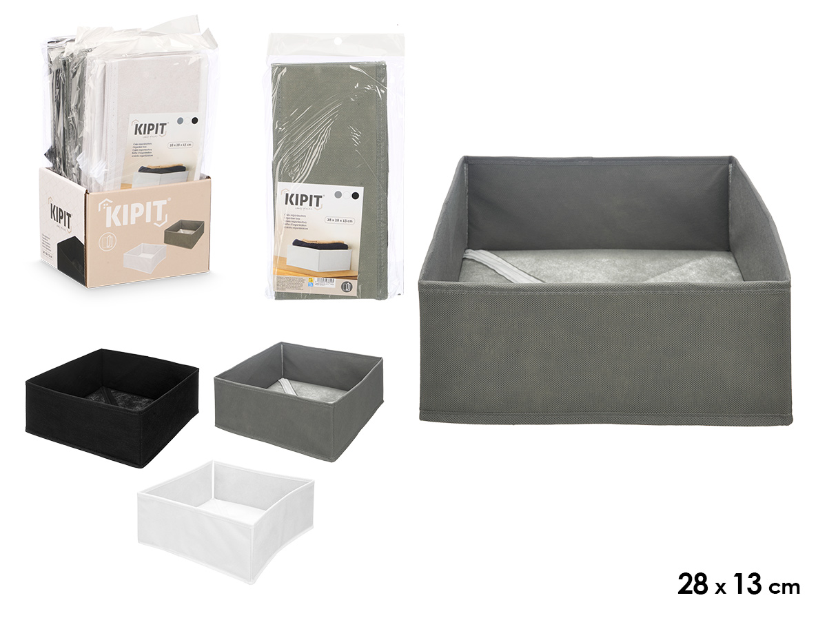 Caja plegable organizadora 28x28x13cm surt 3 neu
