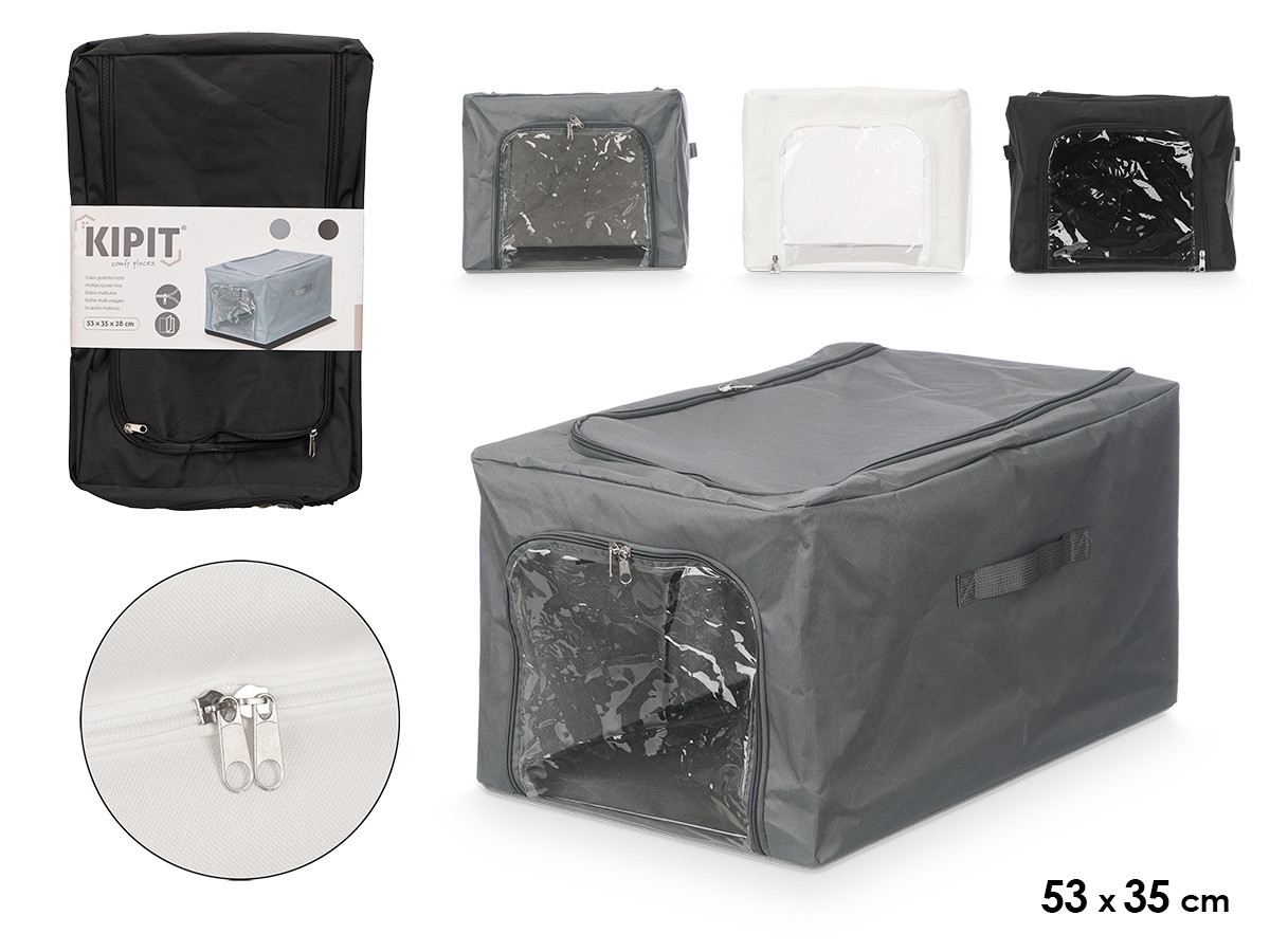 Caja organizadora cremallera surt 3 53x35x28cm