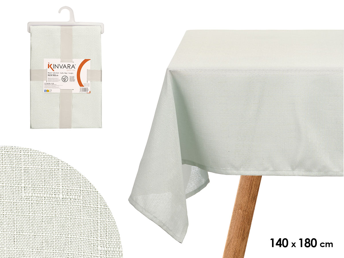 Mantel poliester 140x180cm verde palo