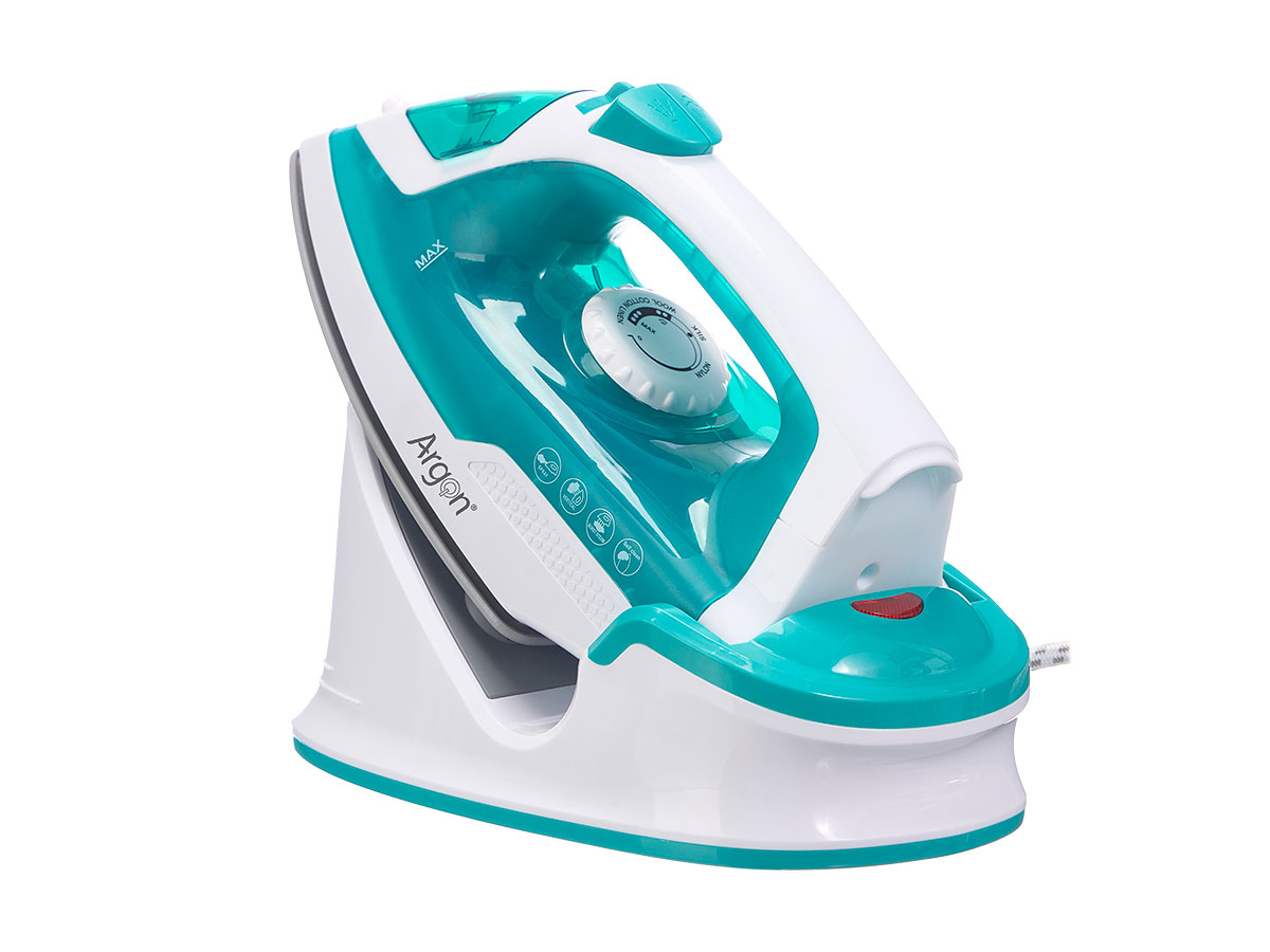 Plancha inalambrica con base verde ceramico 1600w - Imagen 2