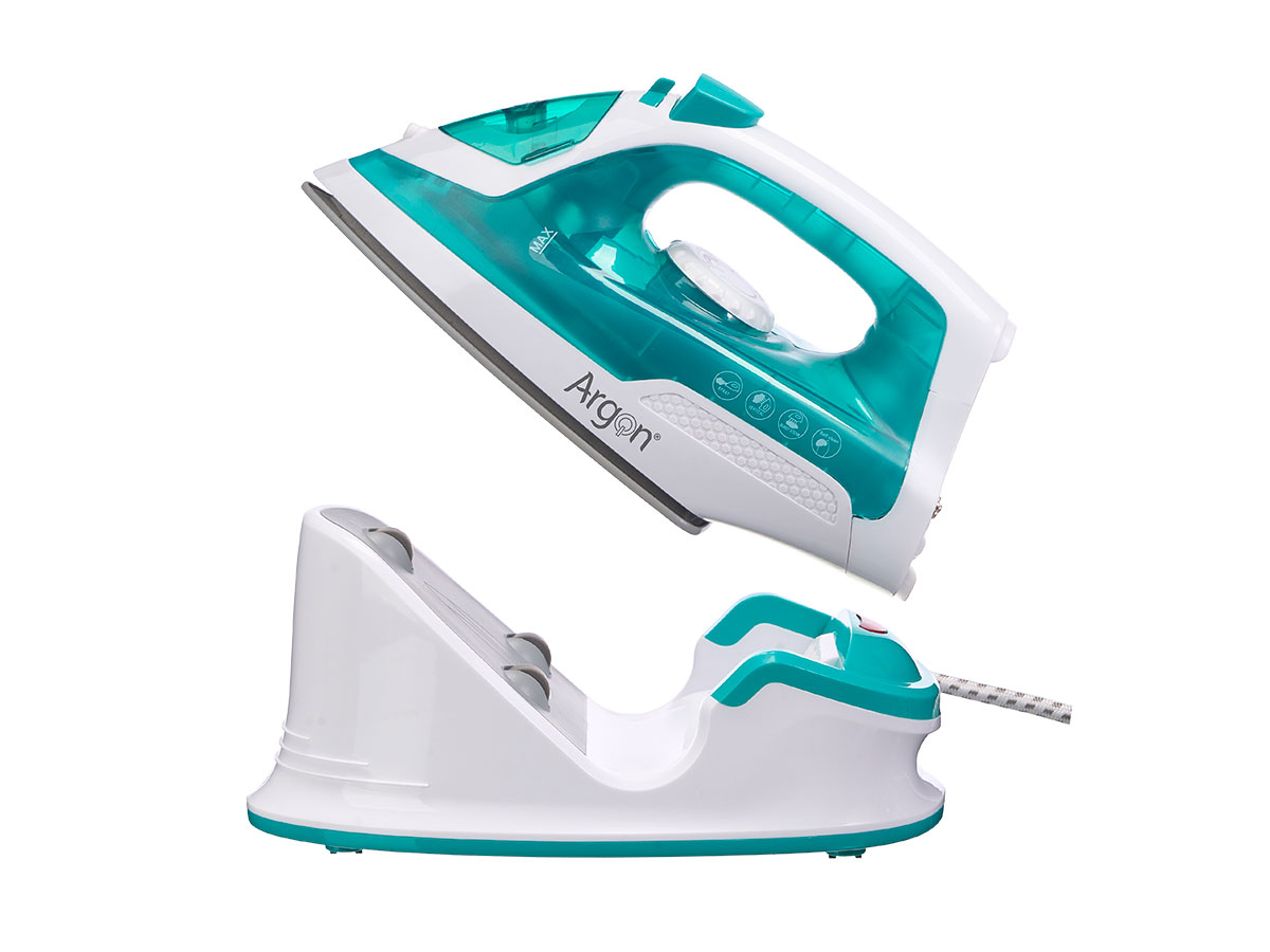 Plancha inalambrica con base verde ceramico 1600w - Imagen 4