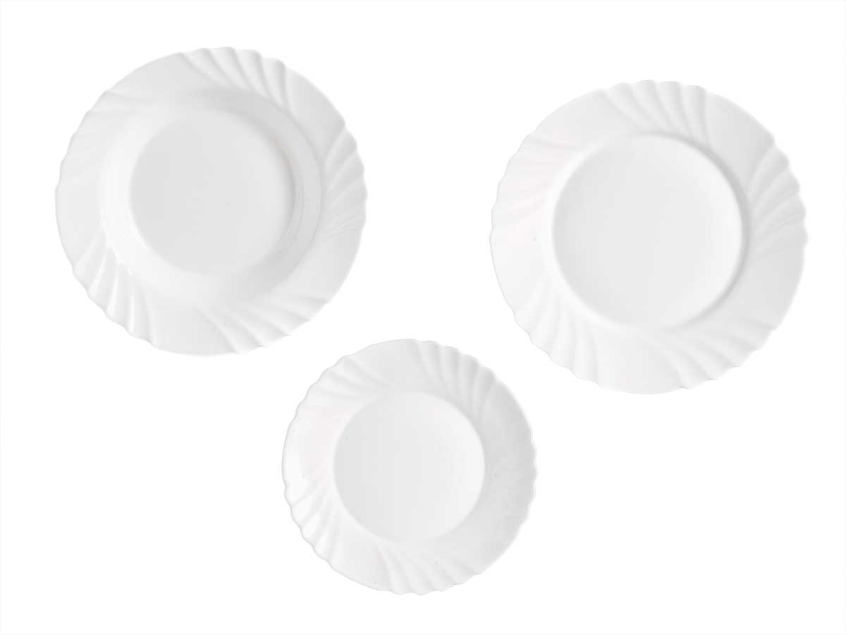 Set vajilla relieve opal 18pzs - Imagen 2