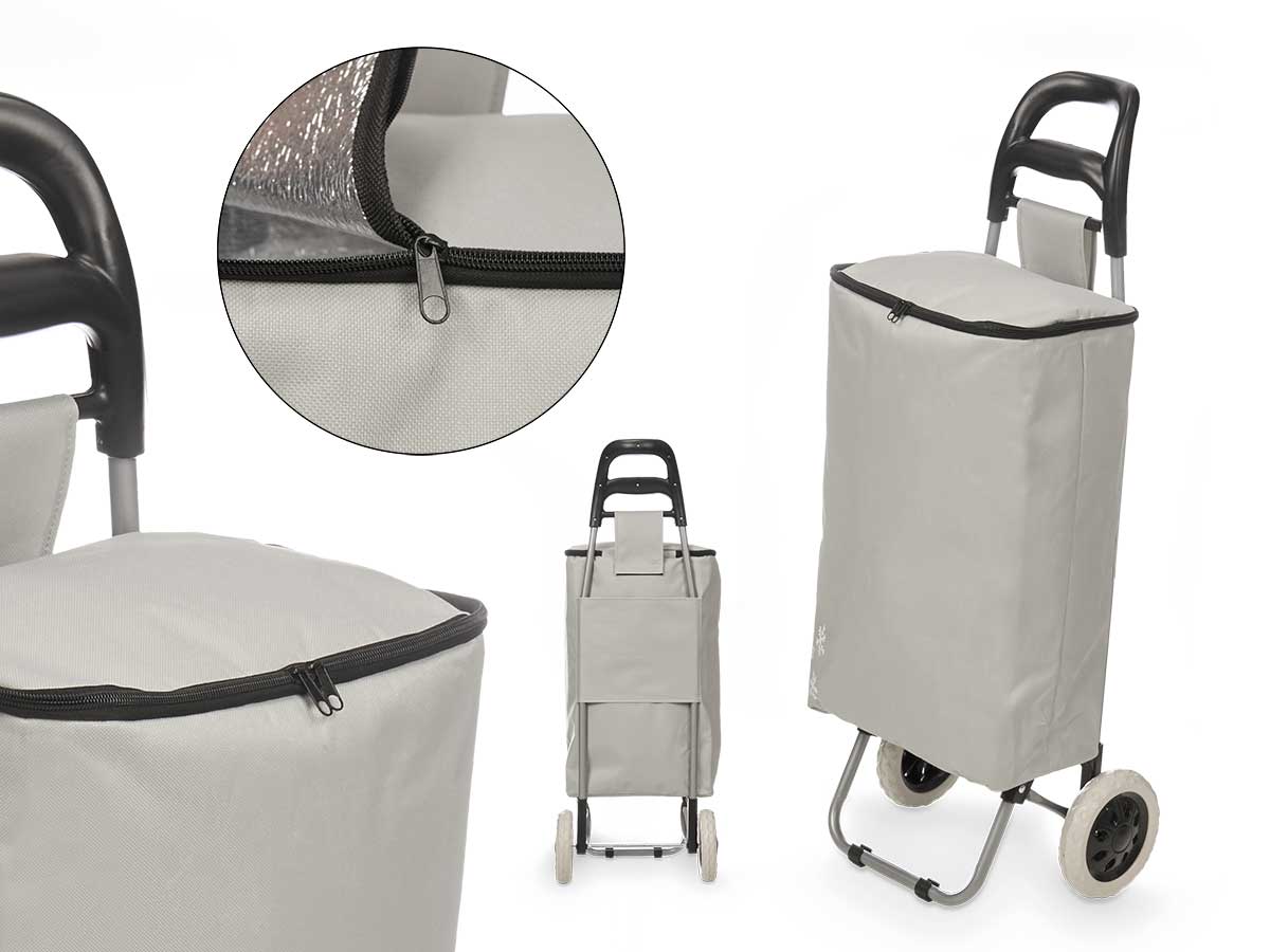 Carro compra termico 32l gris