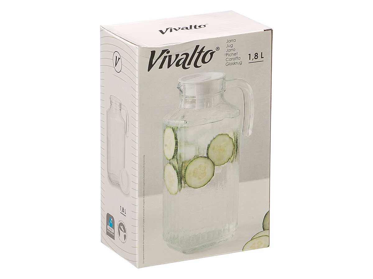 Jarra vidrio nevera 1,8l con asa - Imagen 3