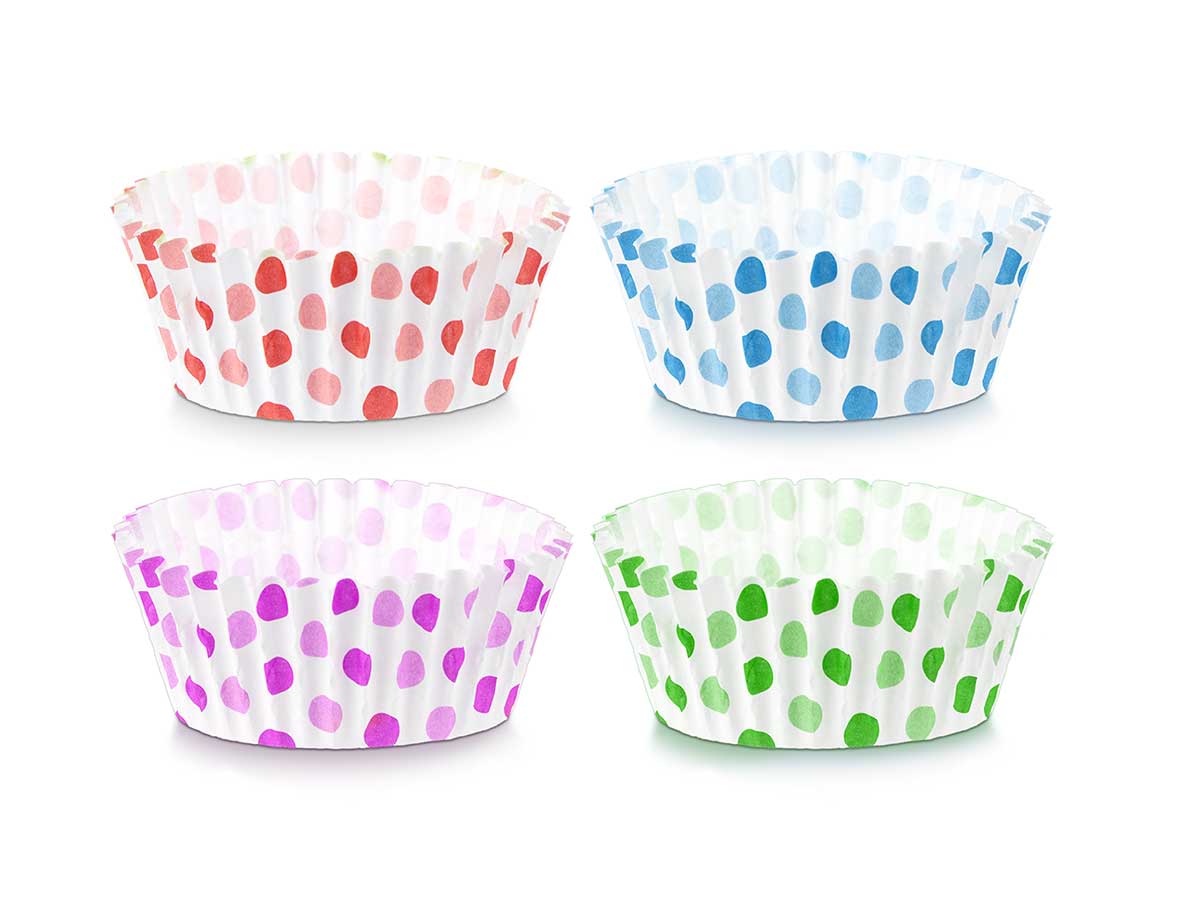 Set 150 moldes papel puntos 12cm surt 4 - Imagen 2