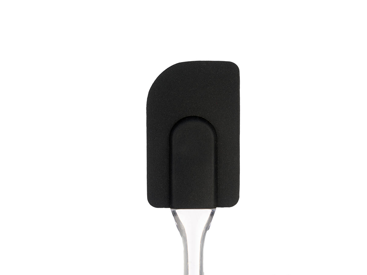 Espatula silicona cocina transparente negro - Imagen 4