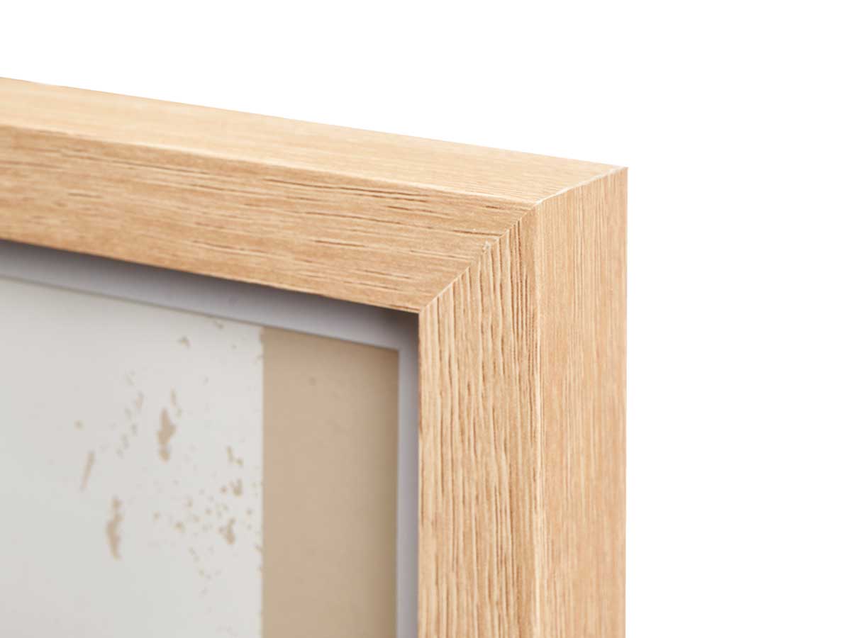Portafoto pared madera paspartu 21x30cm natural - Imagen 4