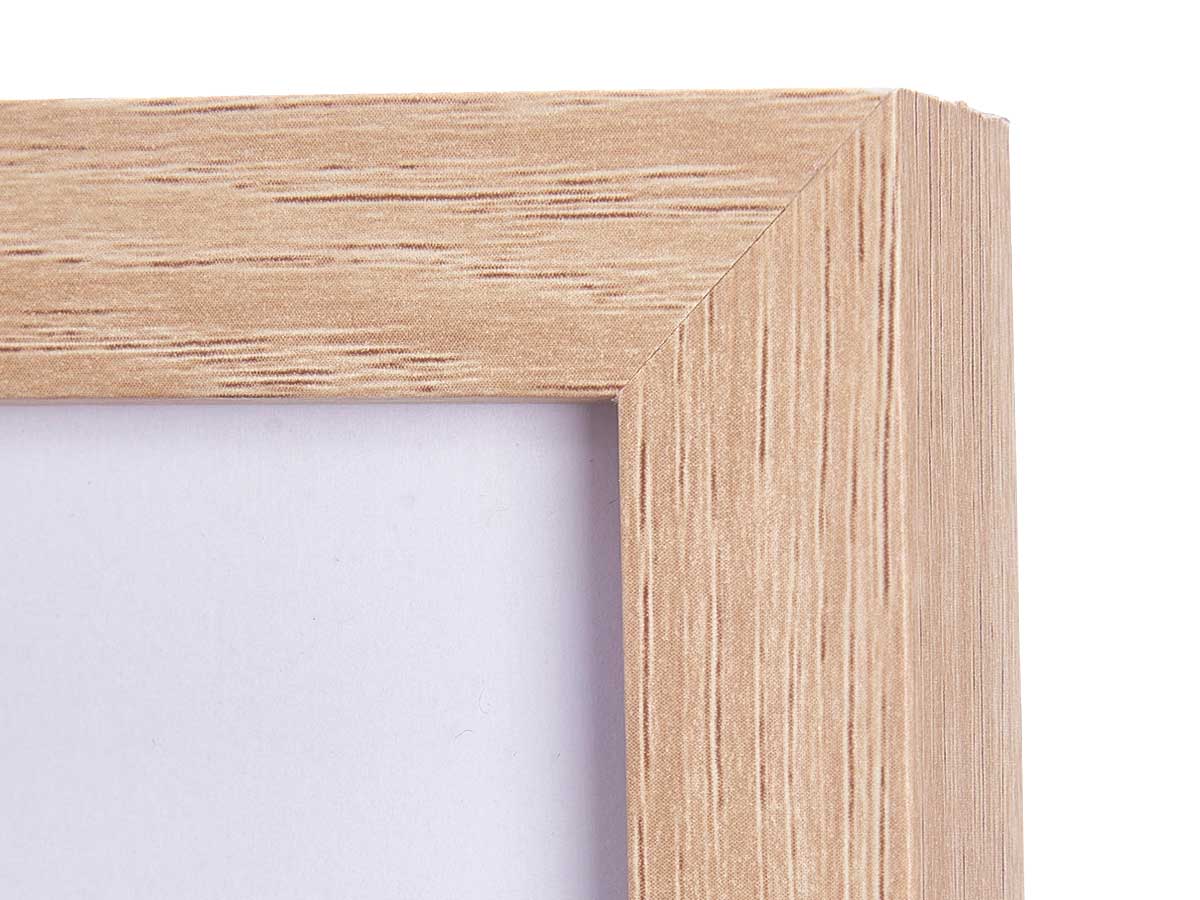Portafoto pared madera paspartu 30x40cm natural - Imagen 4