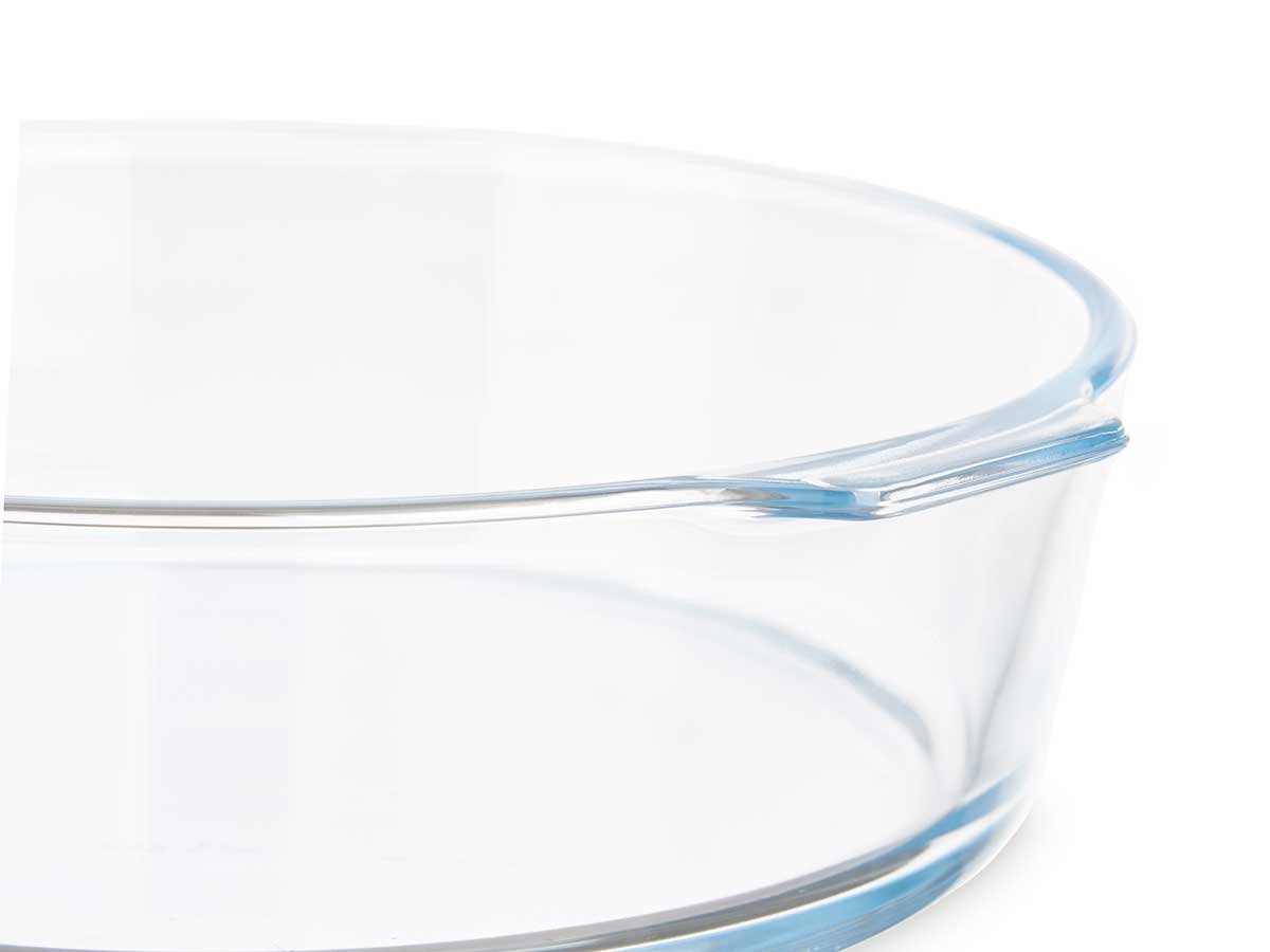 Bandeja borosilicato redonda asas 1600ml - Imagen 4