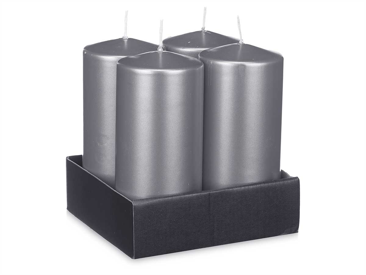Vela taco plata ancha 20cm - Imagen 3