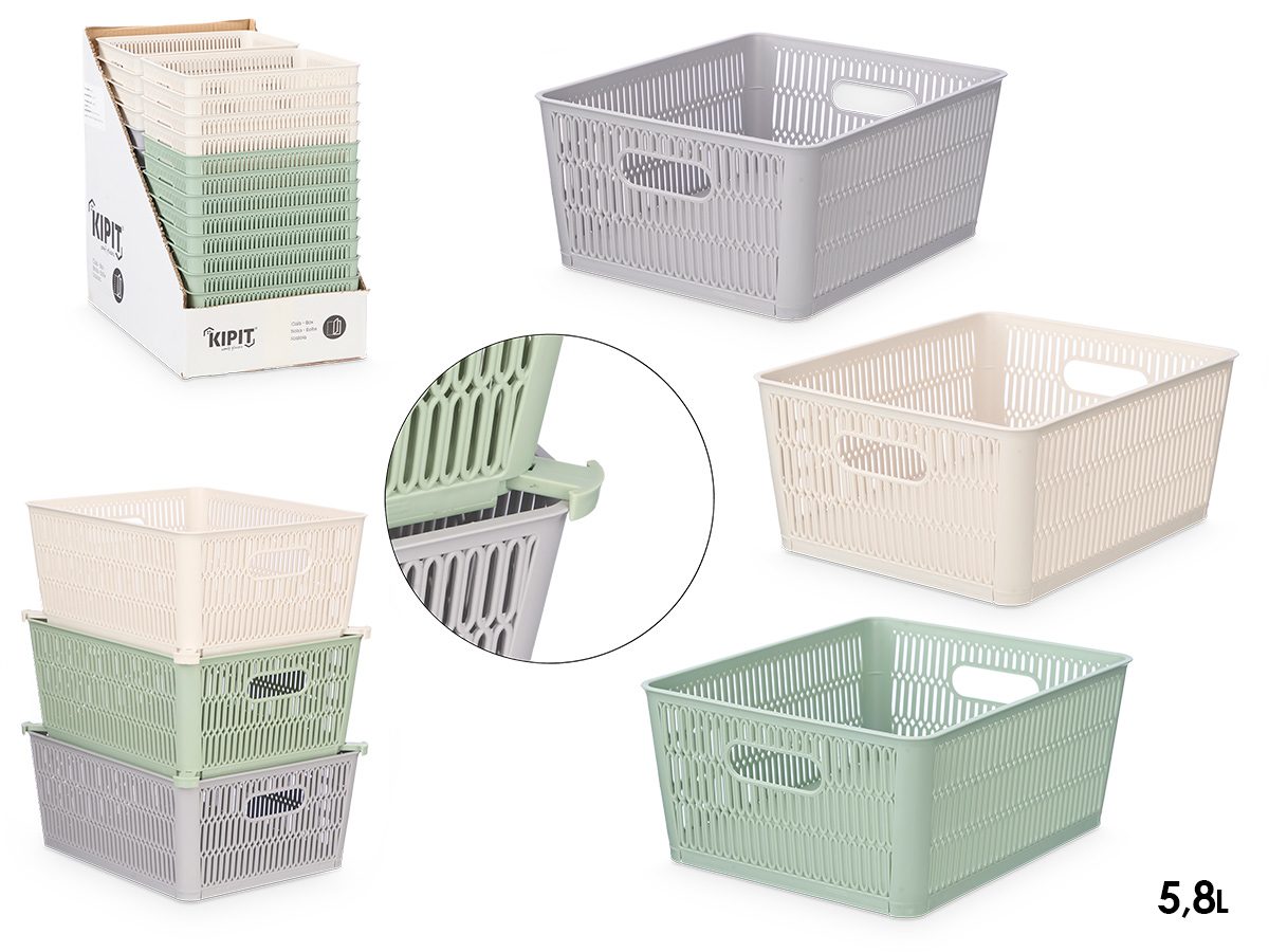 Caja soporte extensible med surt 3 col