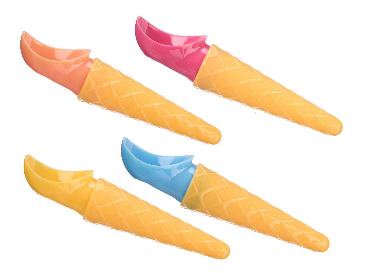 Cuchara cono helado surt 4 colores - Imagen 2