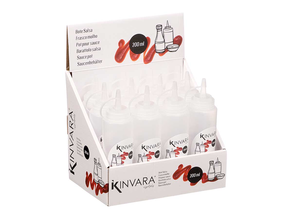 Bote plastico para salsa 200 ml - Imagen 3