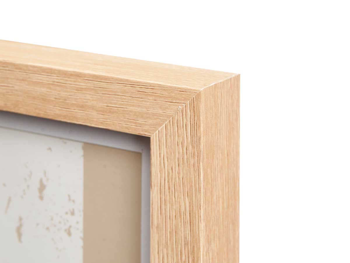 Portafoto pared madera paspartu 10x15cm natural - Imagen 4