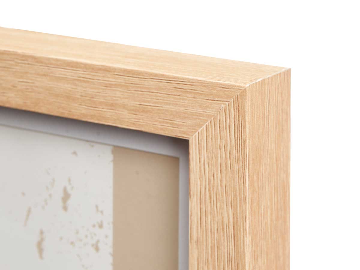 Portafoto pared madera paspartu 18x24cm natural - Imagen 4