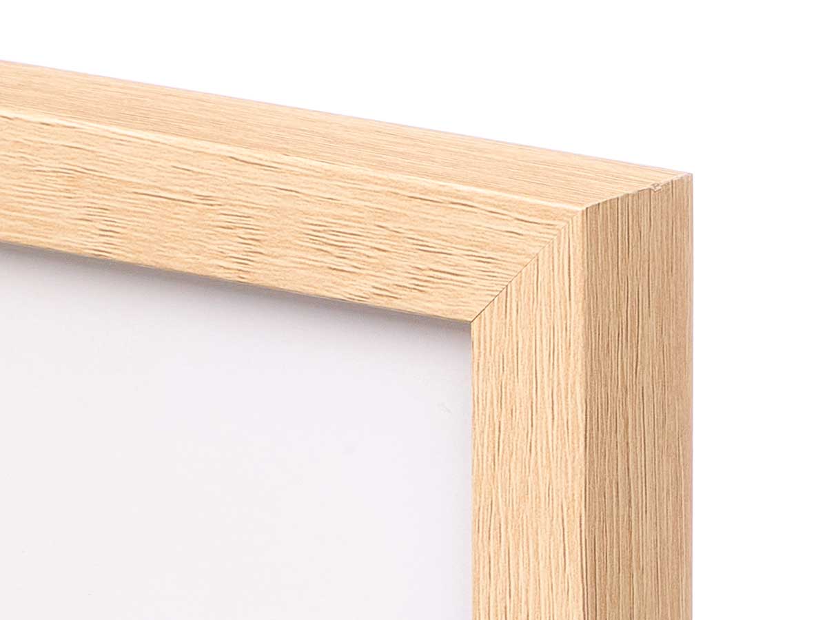 Portafoto pared madera paspartu 40x50cm natural - Imagen 4